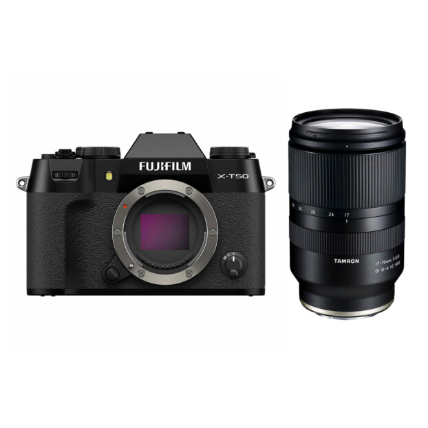 Fujifilm X-T50 zwart + Tamron 17-70mm f/2.8 DI III-A VC RXD